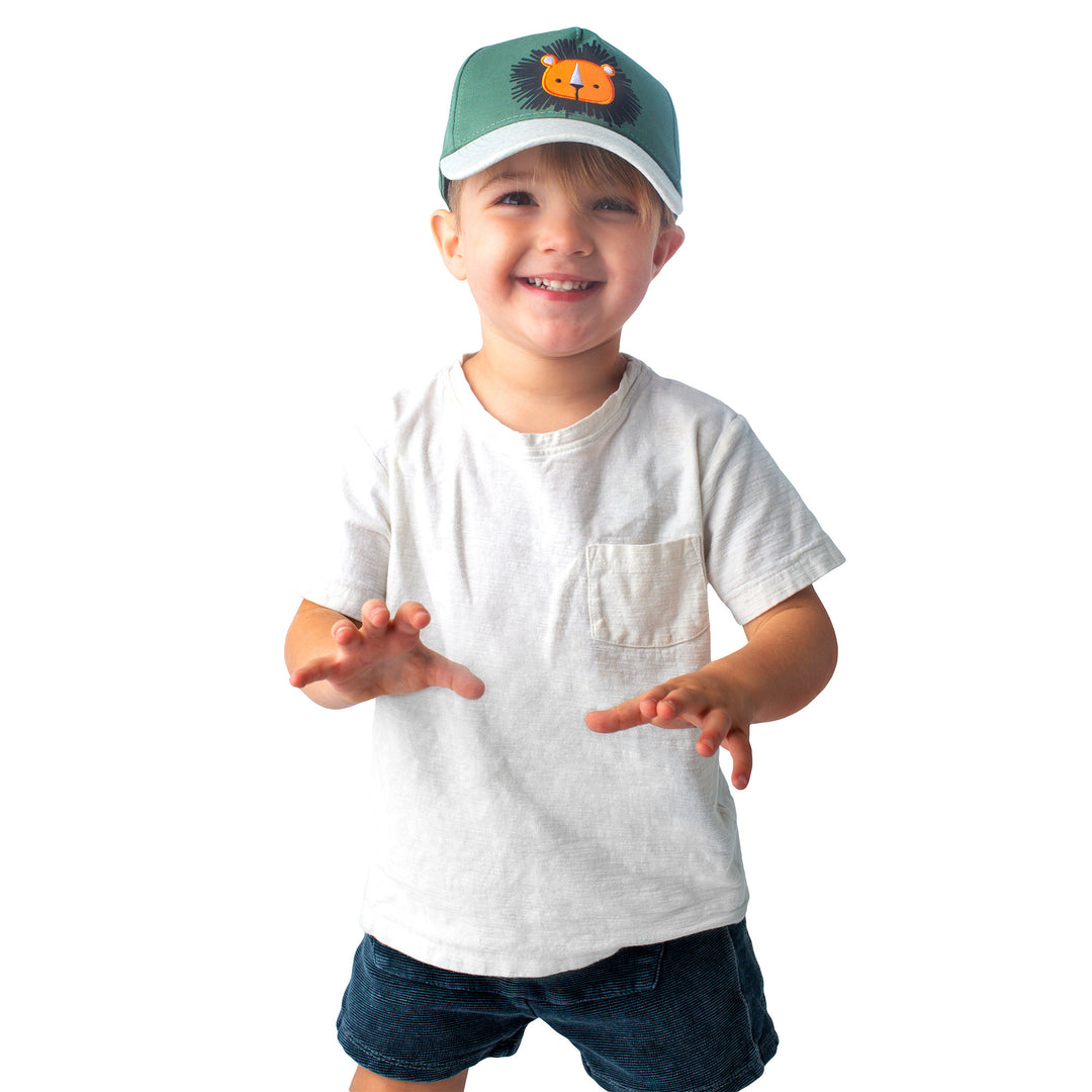 Kids UPF50+ Ball Cap - Lion