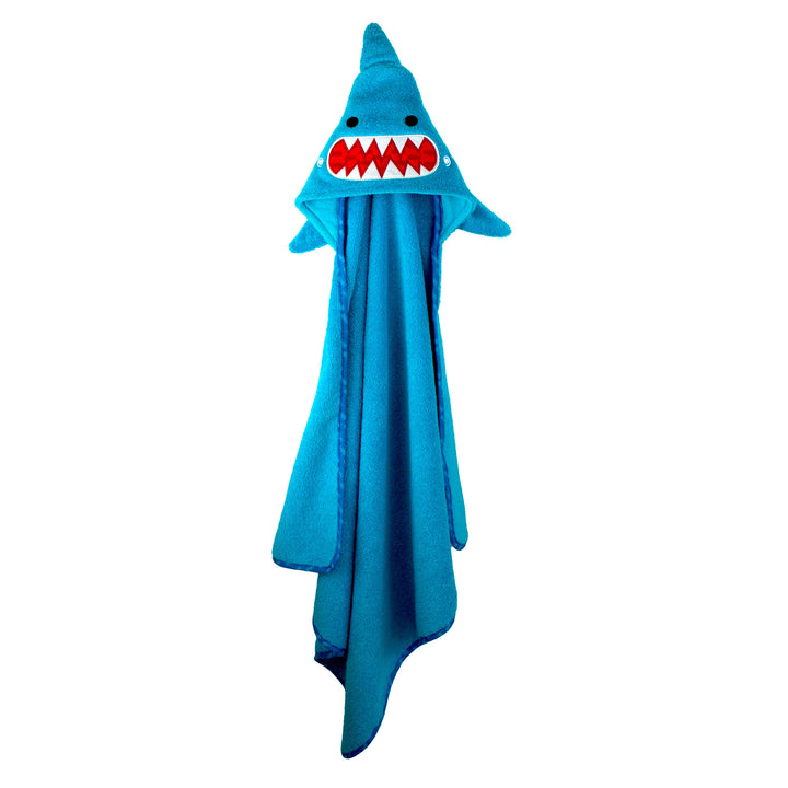 Baby Snow Terry Hooded Bath Towel - Shark