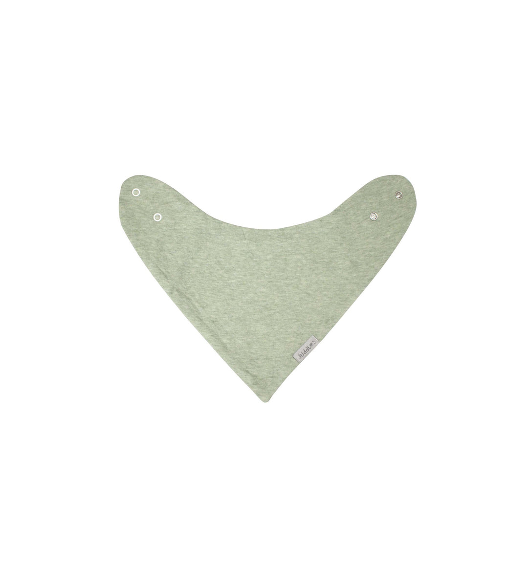 Breathe EZE 2 piece Bandana Bib - Olive & Denim Fleck