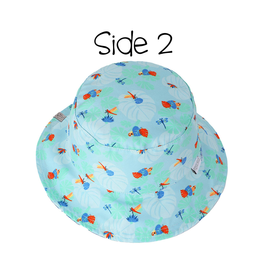 Reversible Kids UPF50+ Patterned Sun Hat