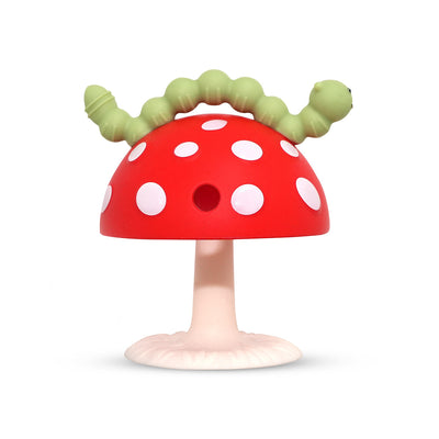 Chompy Mushroom Grip Silicone Teether