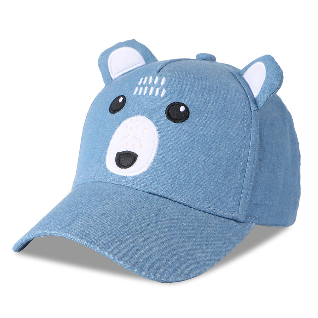 Kids UPF50+ 3D Cap - Bear Chambray - Large