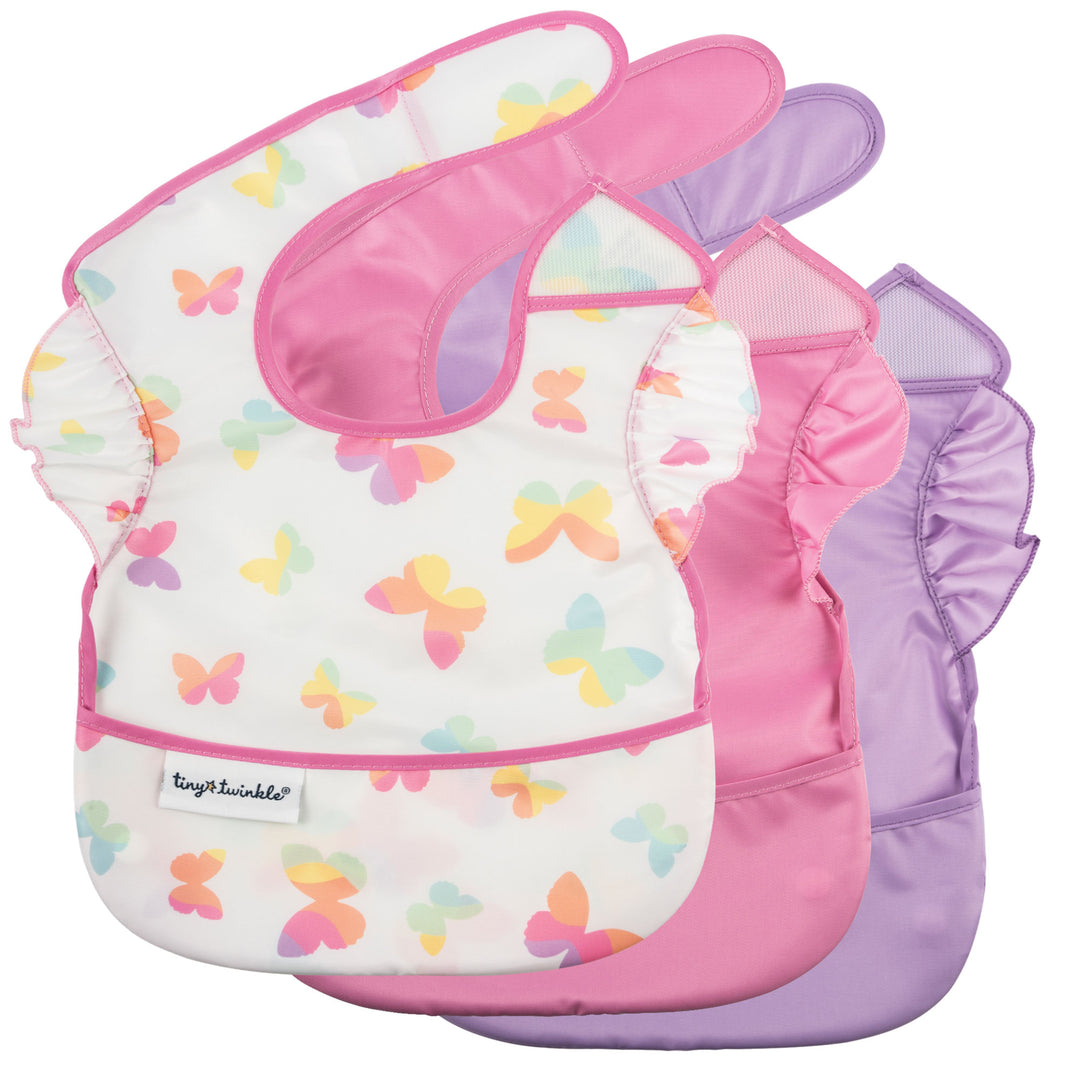 Bavoir anti-dégâts facile à utiliser - paquet de 3