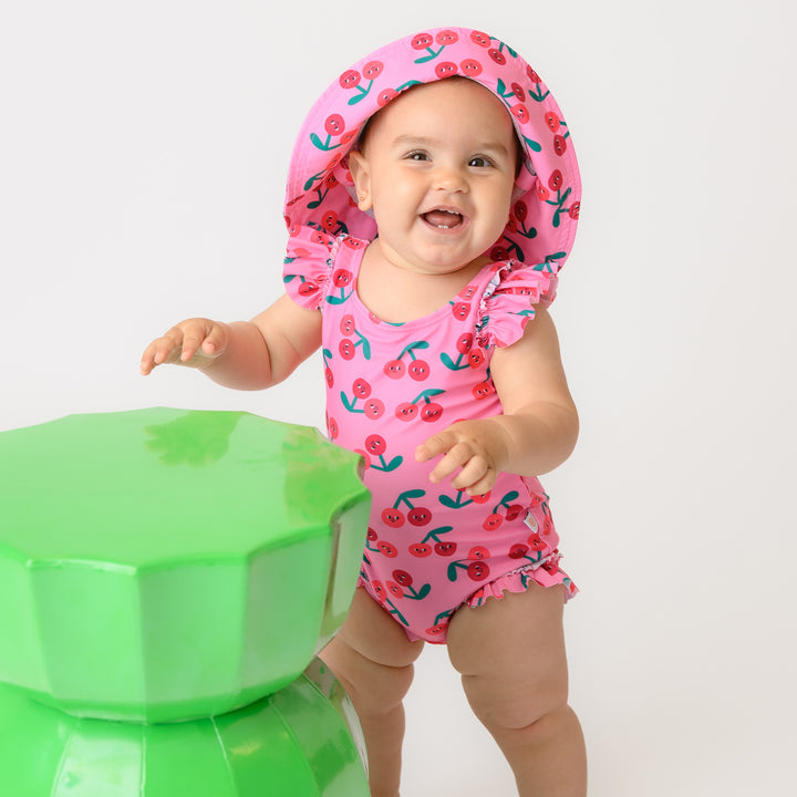 Baby Ruffled 1 Piece Swimsuit