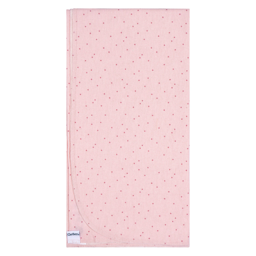 Flannel Receiving Blanket - 4pk