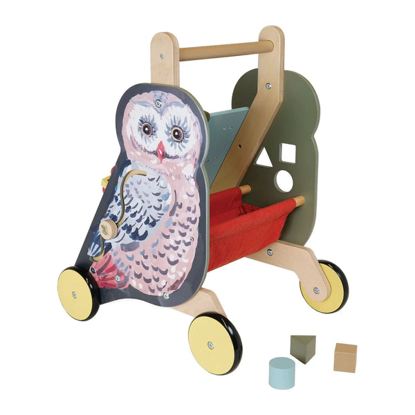 Wildwoods Owl Wooden Cart Shape Sorter