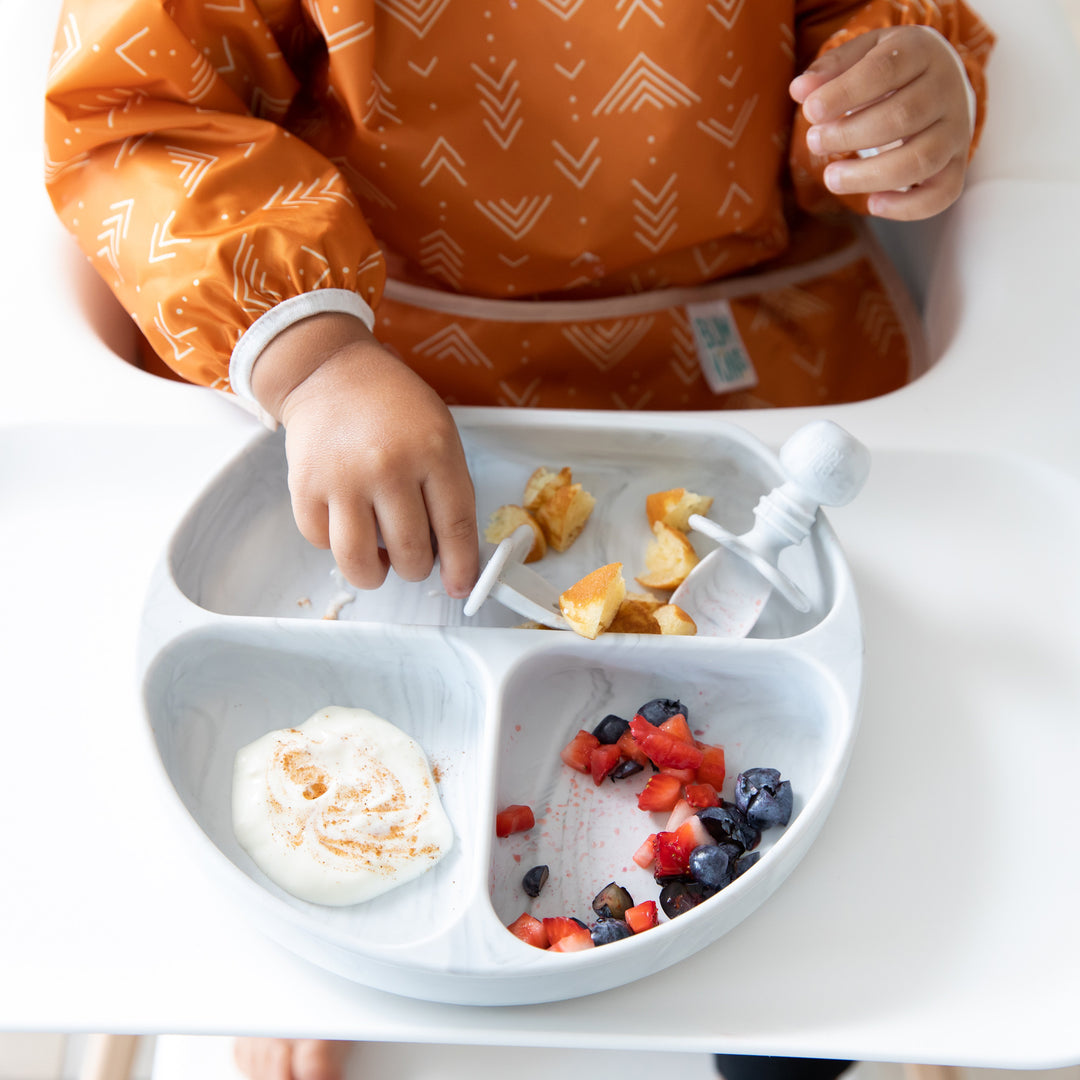 Bumkins - Sleeved Bib - Grounded