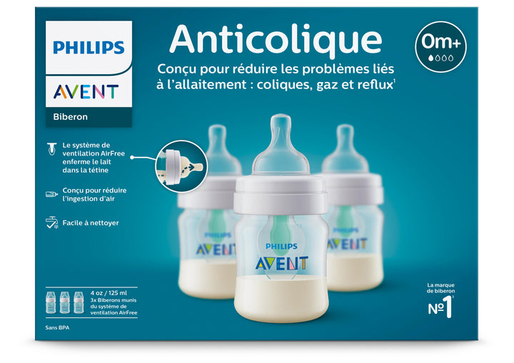 Anti-colic Baby Bottle with AirFree Vent - 4oz