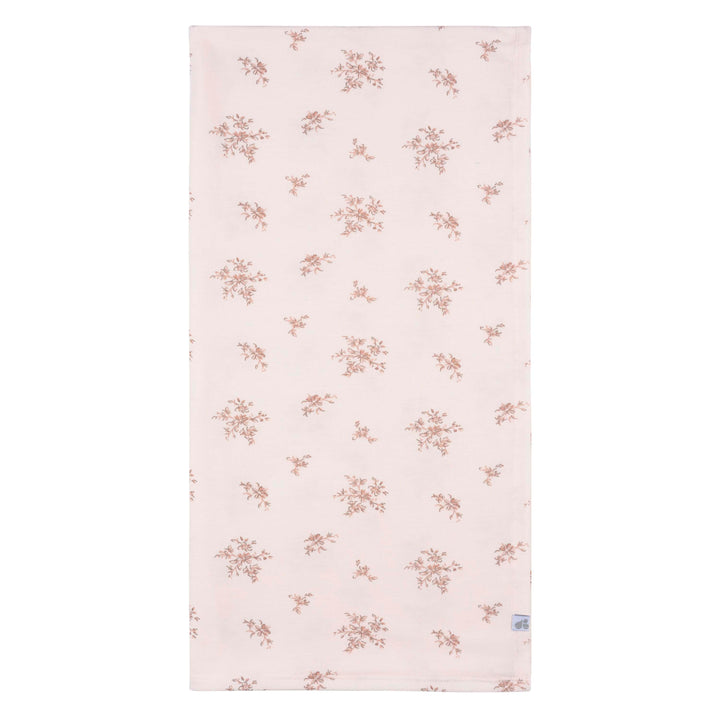 Just Born by Gerber Baby Girl 2-Piece Swaddle and Headband - PINK FOREST