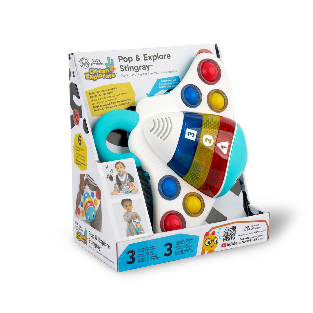 Pop & Explore Stingray™ Popper Toy