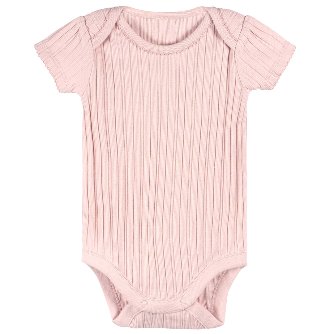 Short Sleeve Bodysuits - 3pk