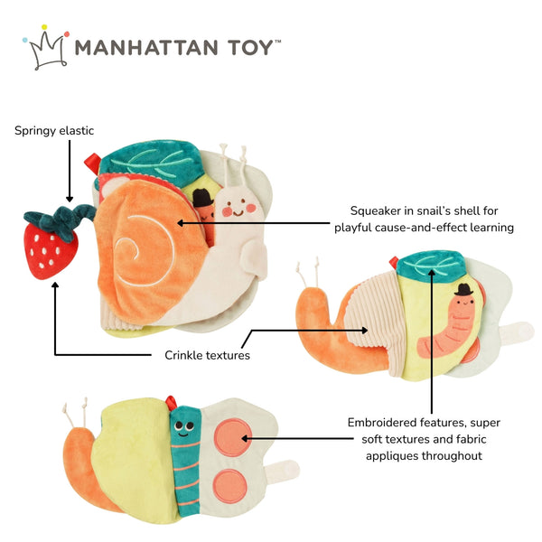 Silly Snail Sensory Book