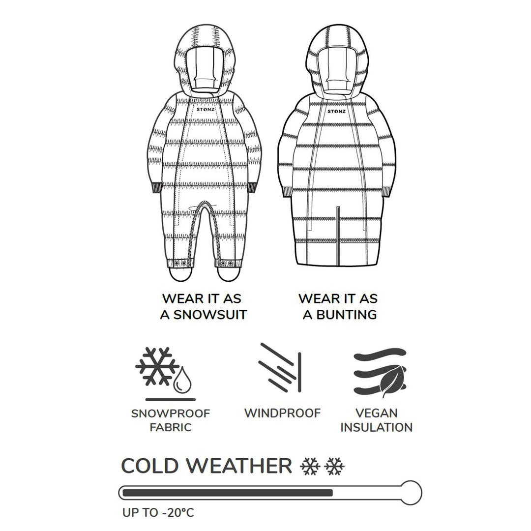 Snow Suit - Puffer - Black