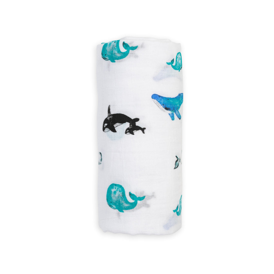 Bamboo Cotton Muslin Swaddle Blanket - 47x47