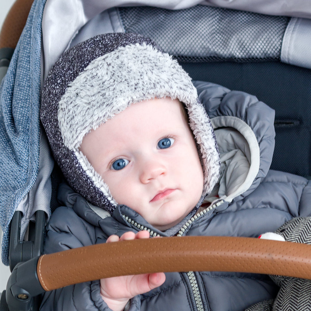 Winter Hats - Salt + Pepper Black