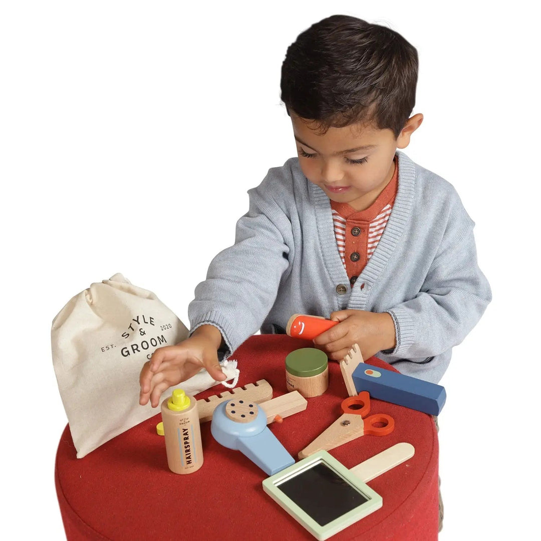 Style & Groom 9 Piece Wooden Toy Set