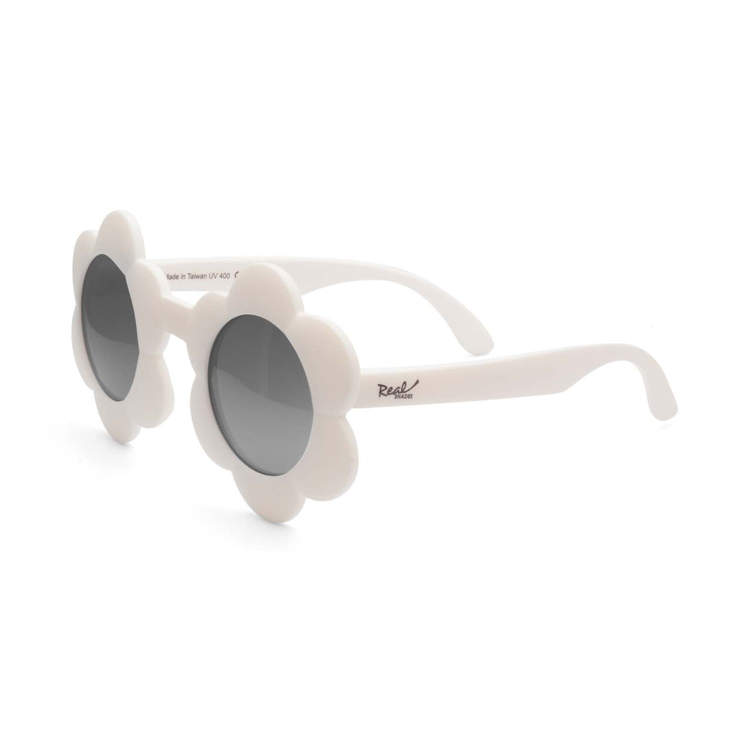 Real Shades - Bloom - White - 4+ Bloom Unbreakable UV  Sunglasses, White 811186016910