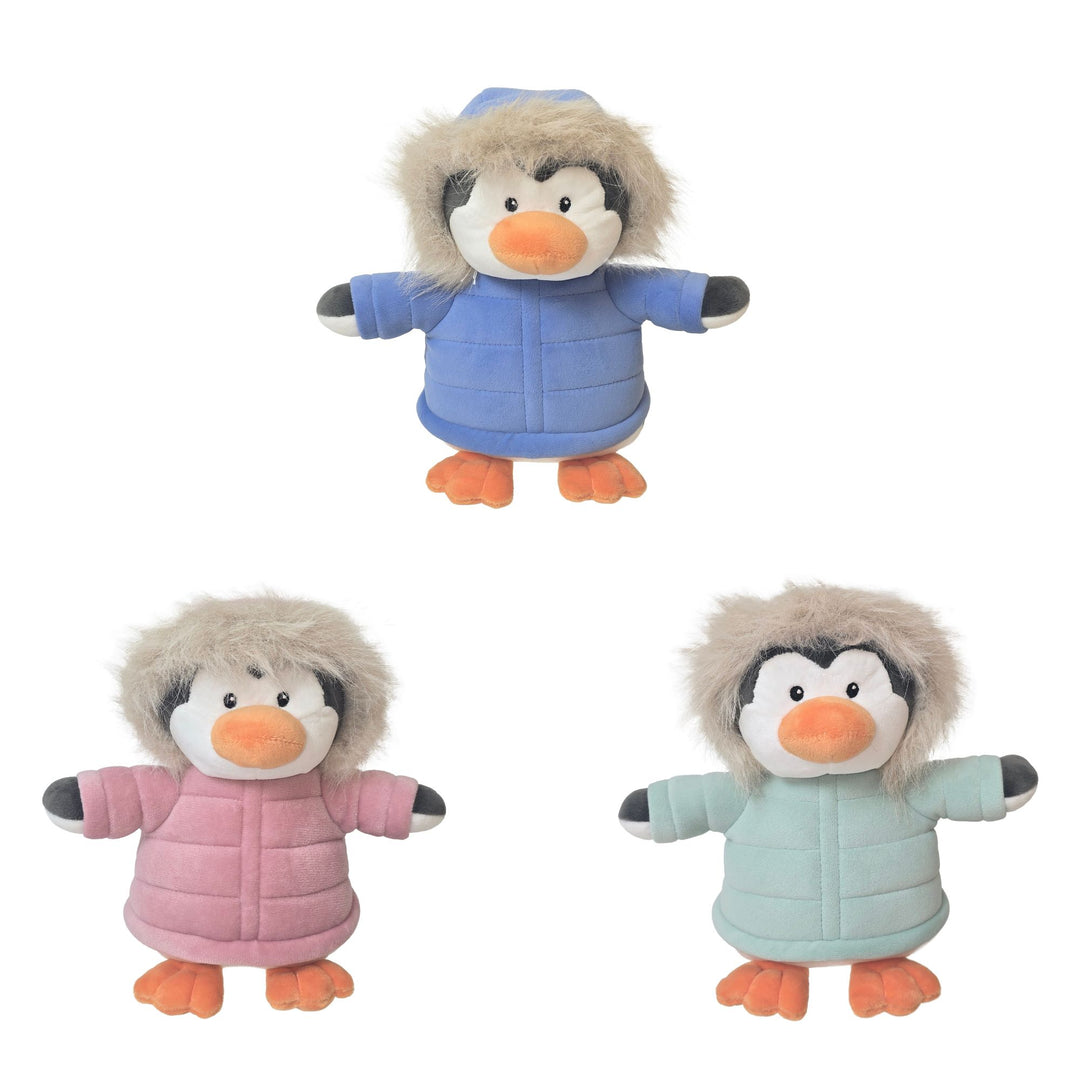 Holiday Puffy Coat Penguins Assortment - 7"