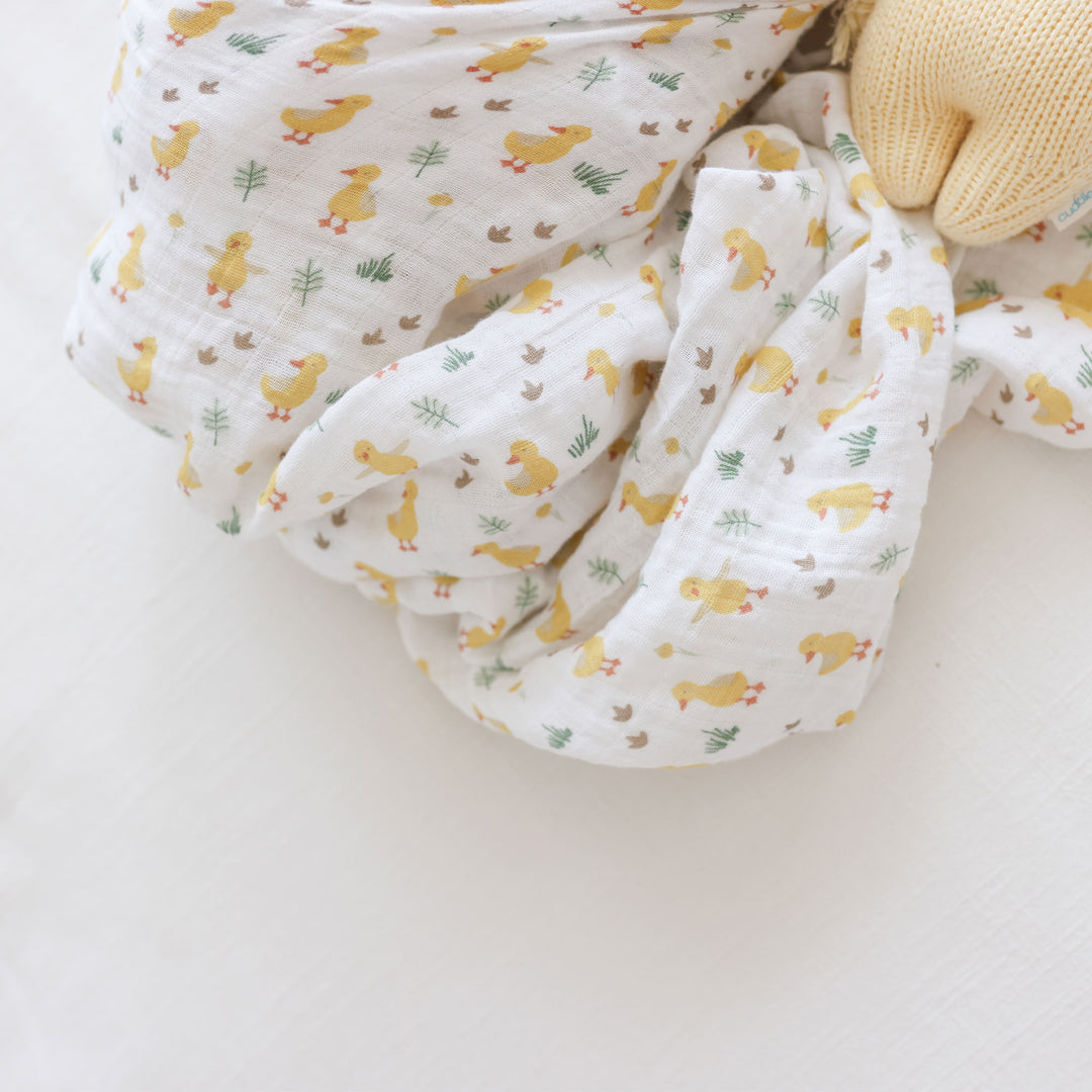 Cotton Muslin Swaddle Blanket - 40x40