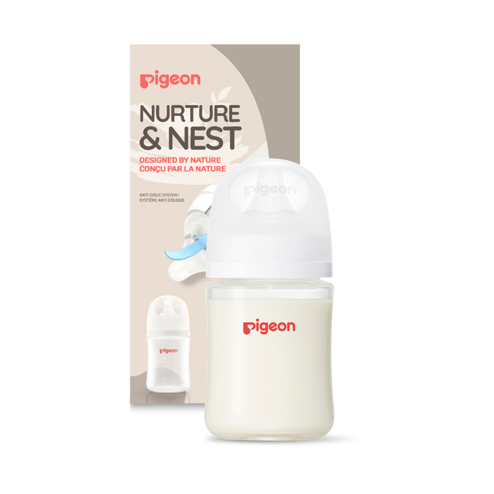 Glass Bottle 5oz with SS Nipple (0M+)