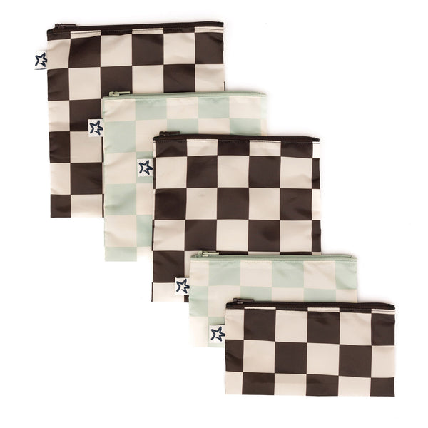 Sacs à collation réutilisables - paquet de 5