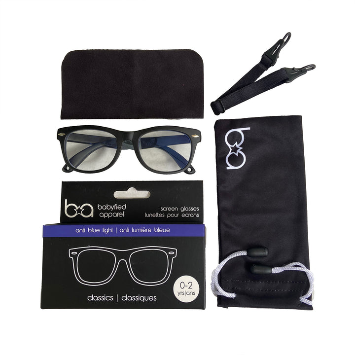 Screen Glasses - Black 0-2Y