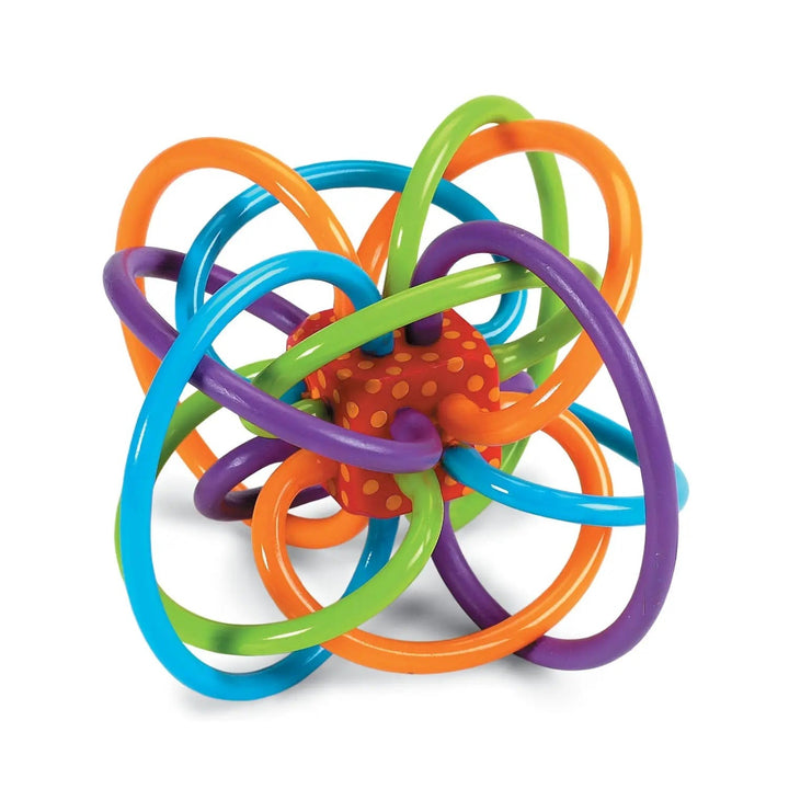 Winkel Rattle+Sensory Teether Toy