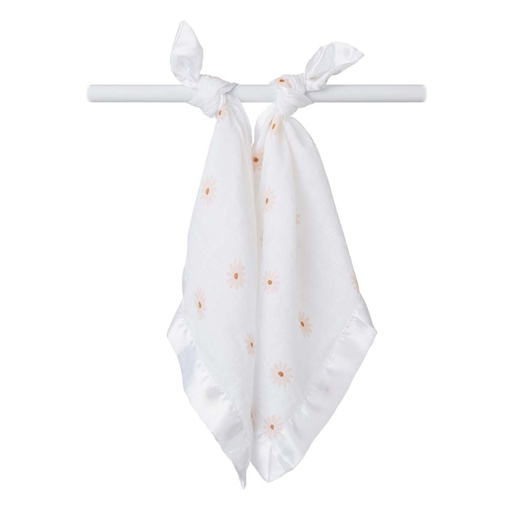 Lulujo - Security Blankets 2PK Muslin Cotton - Daisies Security Blankets 2PK Muslin Cotton - Daisies 628233450883