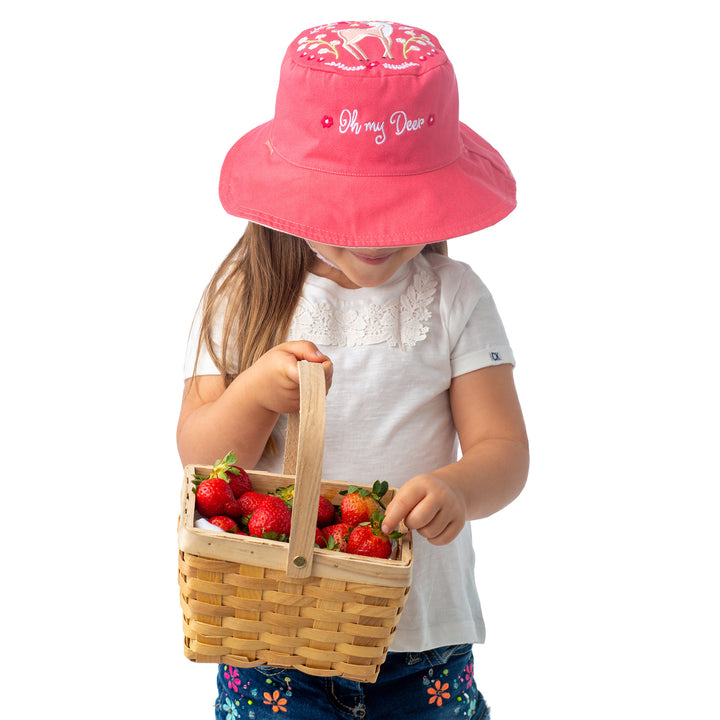 Kids UPF50+ Sun Hat - Bunny/Deer