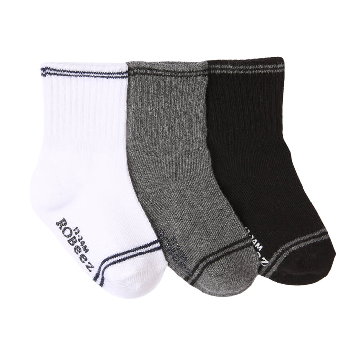 Robeez - Core - Socks - Goes with Everything 3pk - 12-24M 3pk Infant Socks - Goes with Everything 197166006547