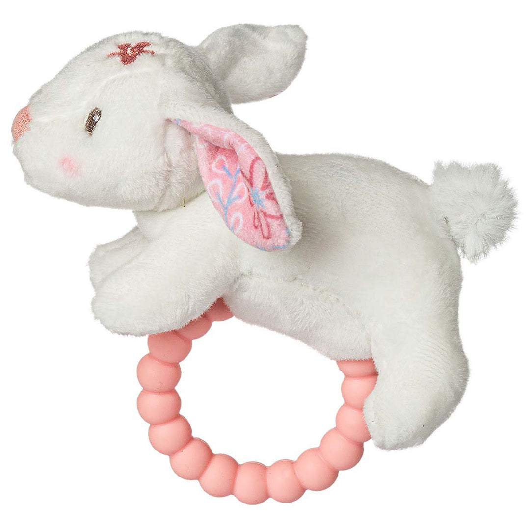 Teether Rattle - Bella Bunny - 6"