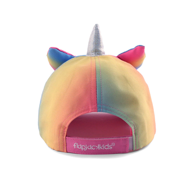 Kids UPF50+ 3D Cap - Rainbow Unicorn