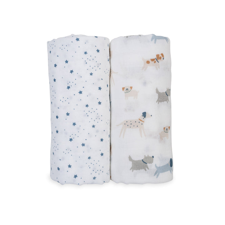 2pk Cotton Muslin Swaddle Blanket - 40x40