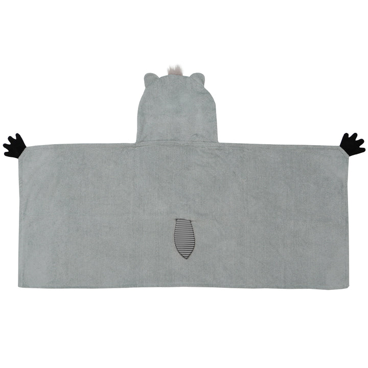 Kids Plush Terry Hooded Bath Towel