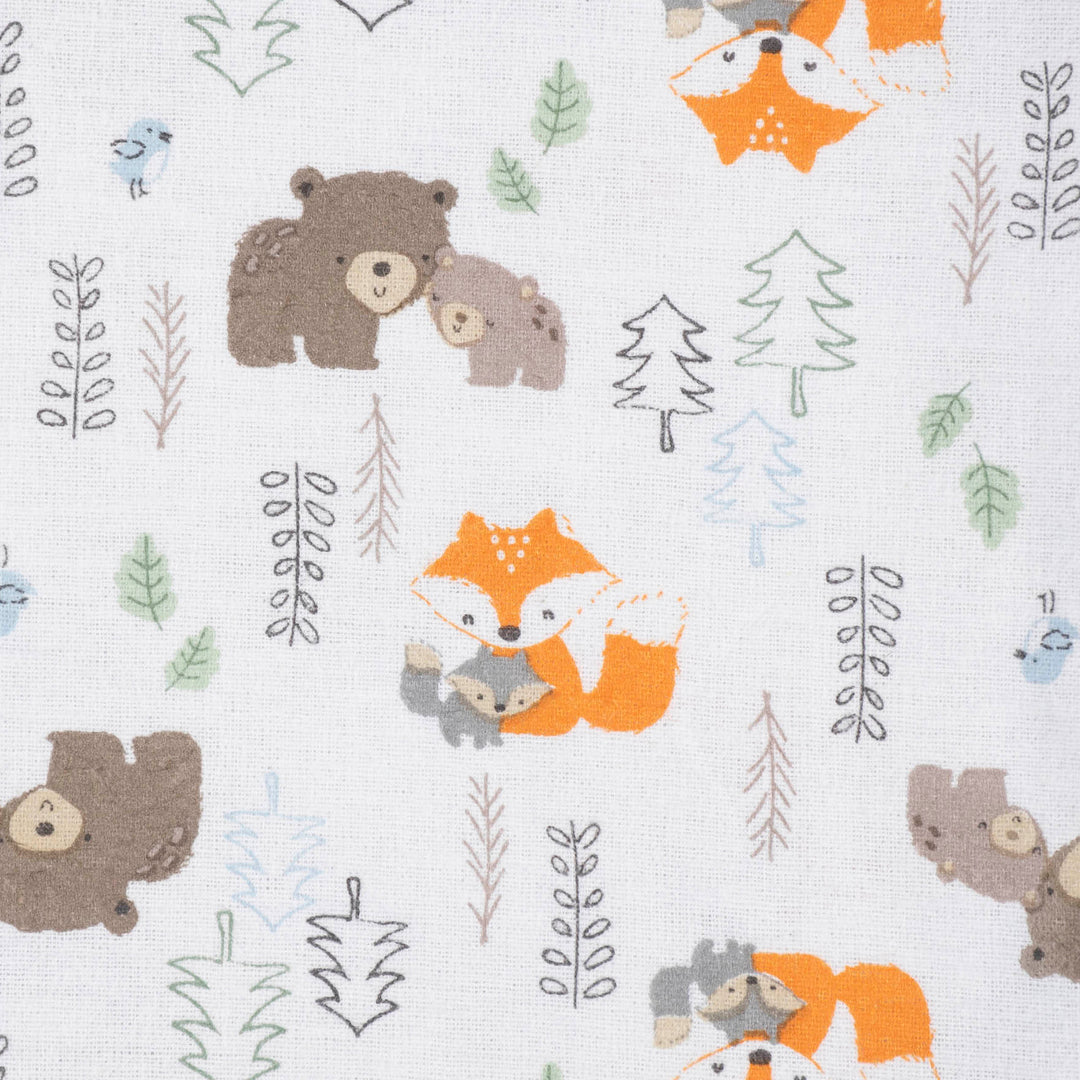 ® 5-Pack Baby Boys Woodland Flannel Receiving Blankets