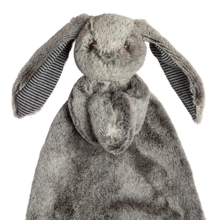 Silky Bunny Lovey - Grey - 13"