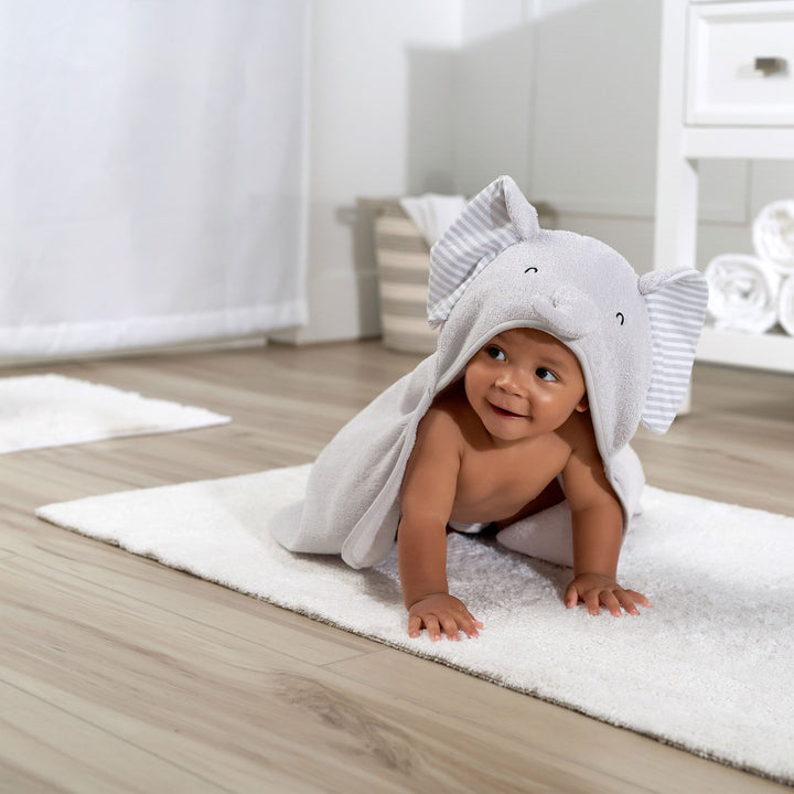 4pc Bath Set - Grey Elephant - PDQ of 6 units