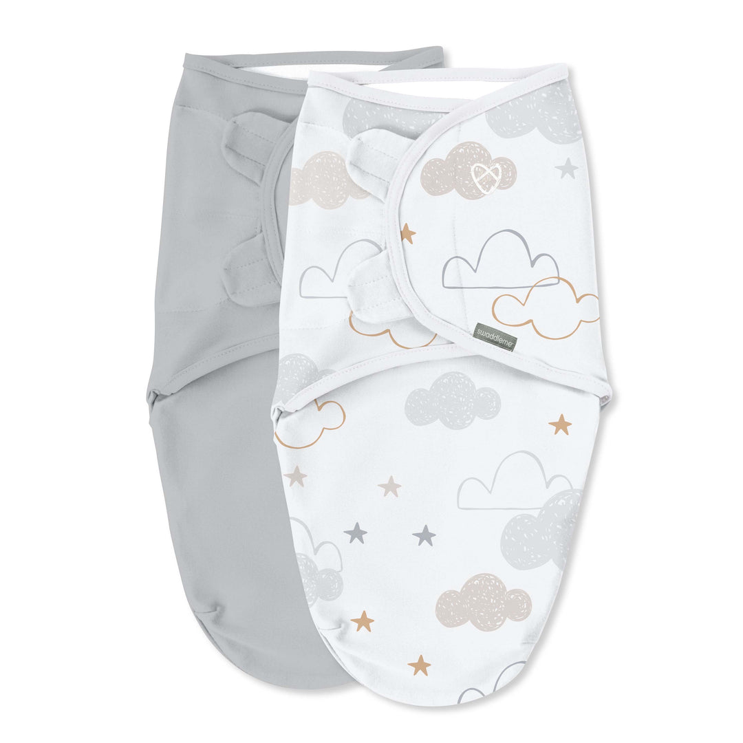 SwaddleMe - 2pk Original - Stage 1 - Space+Clouds - 0-3M 2 pack Original Swaddle - Space+Clouds - Stage 1 012914171288