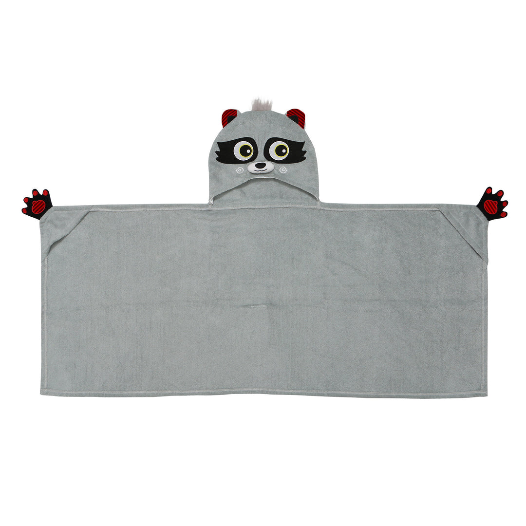 Kids Plush Terry Hooded Bath Towel