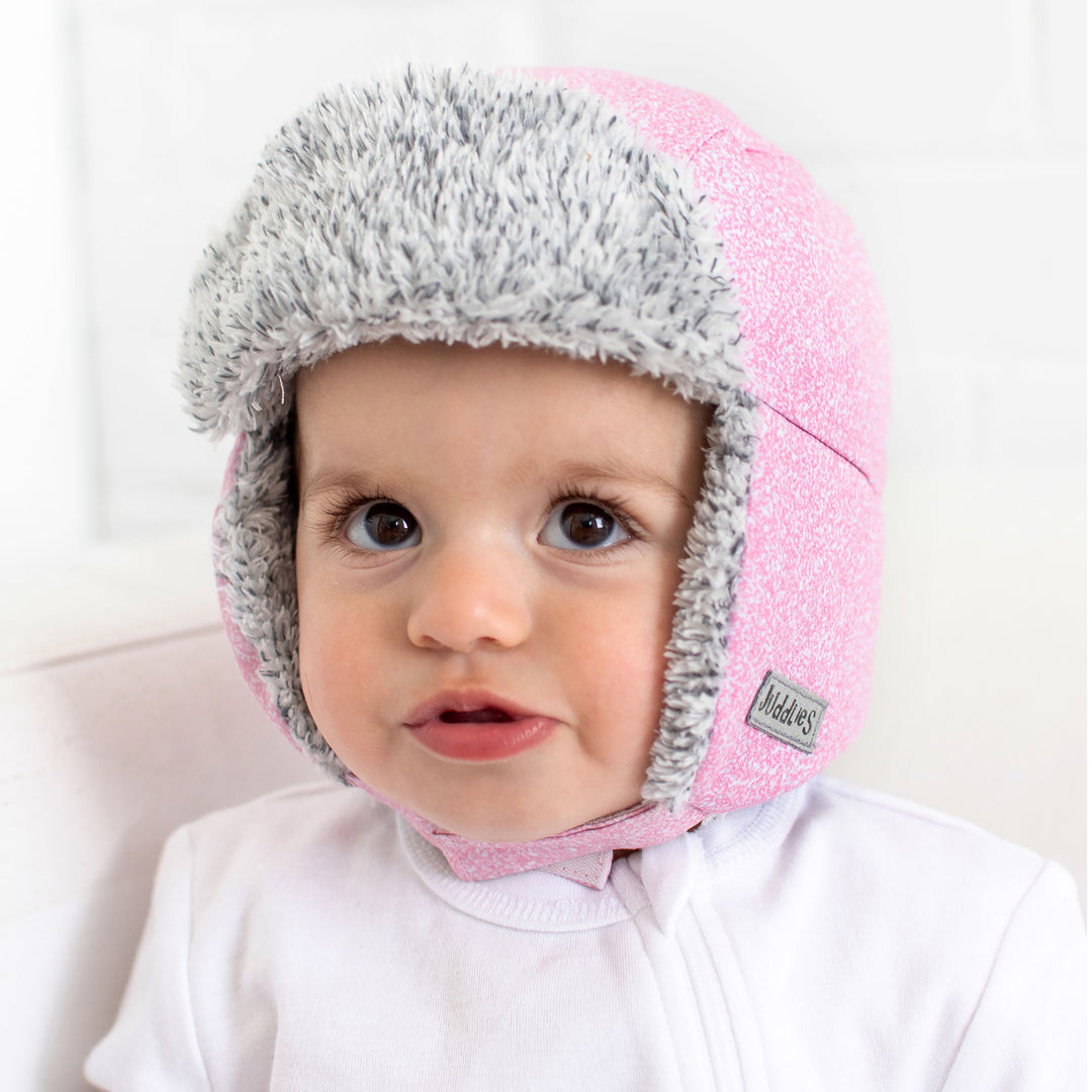 Winter Hats - Salt + Pepper Pink