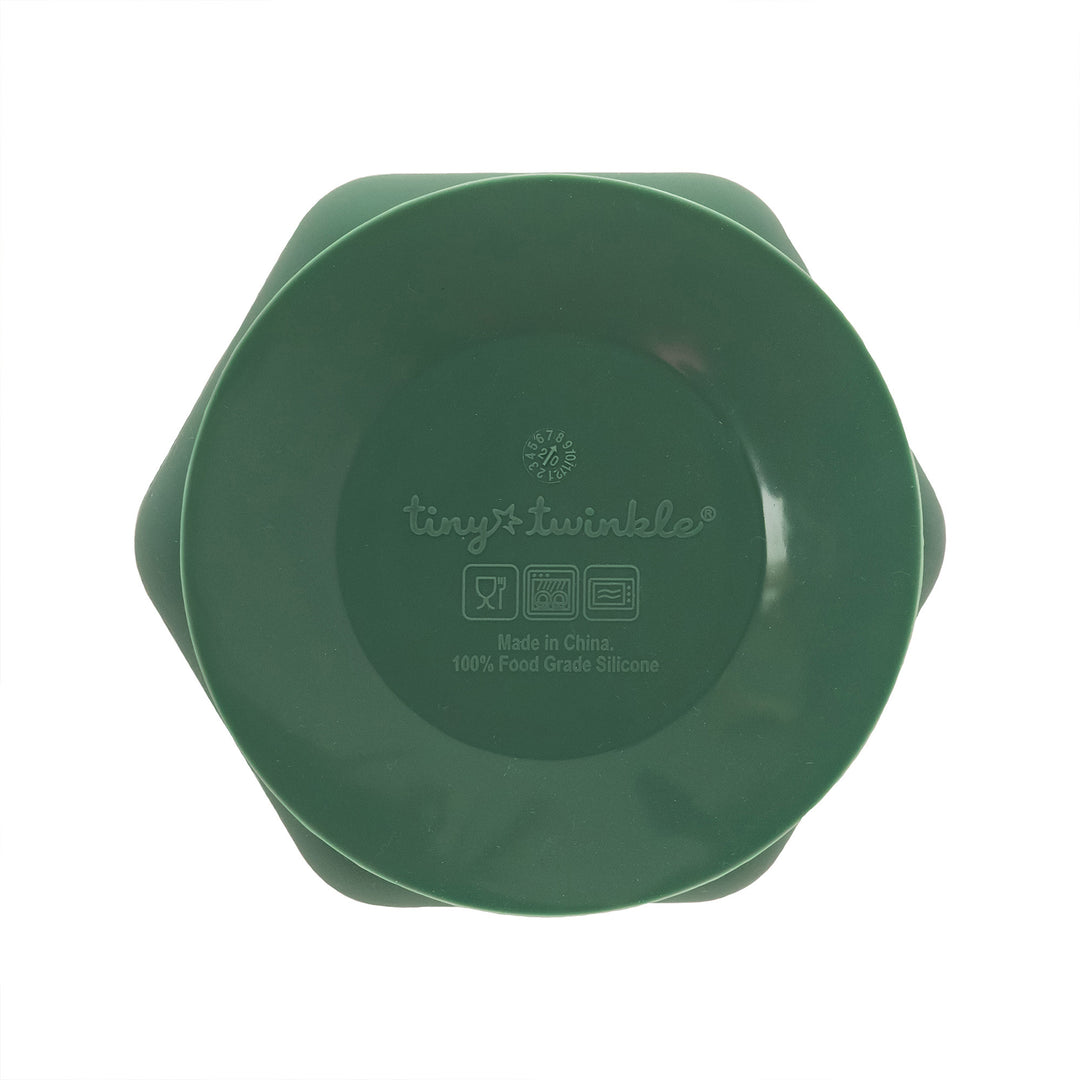 Silicone Bowl - Olive Green