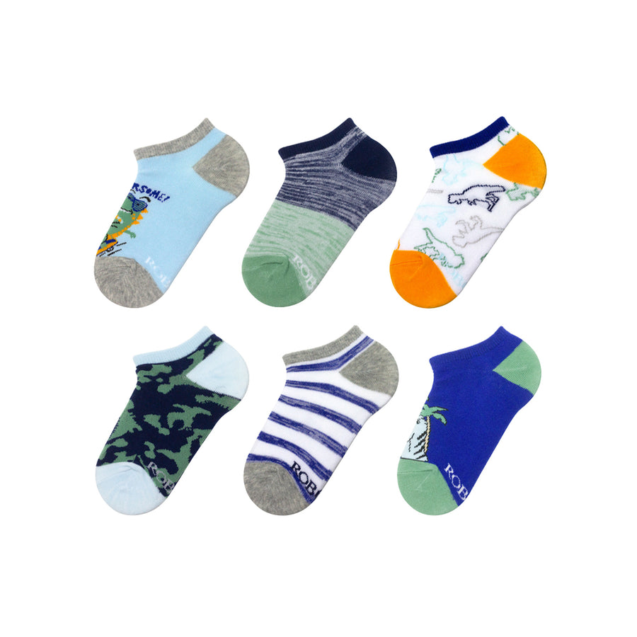 d - Robeez - F22 - Kids Socks - Roaring Dinos - 8-9.5 S22 - Kids Socks - Roaring Dinos 730838950771