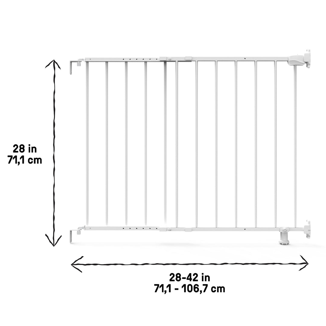 The Stairway 42W Series™ Gate - White