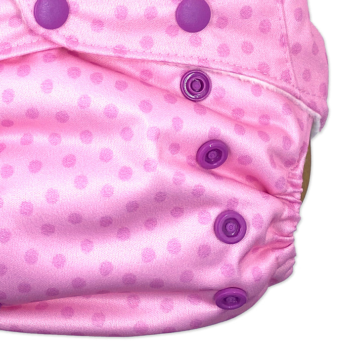 One Size Reusable Pocket Diaper with 2pk Insert