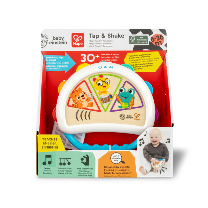 HAPE Tap & Shake Magic Touch Tambourine