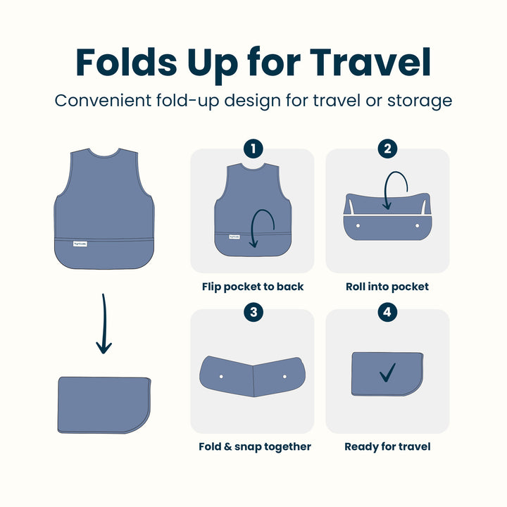 Tablier bavoir anti-salissures