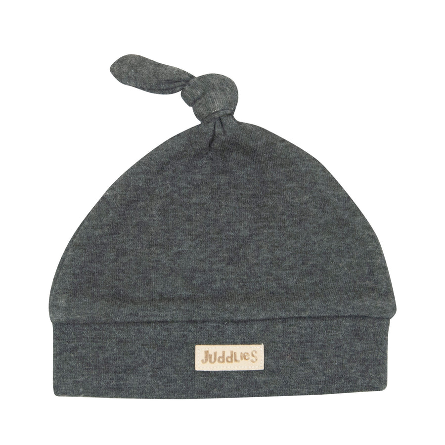 Juddlies - Breathe EZE NB Hat - Charcoal Grey Fleck - 0-4M Breathe EZE Hat - Charcoal Grey Fleck 821436009791