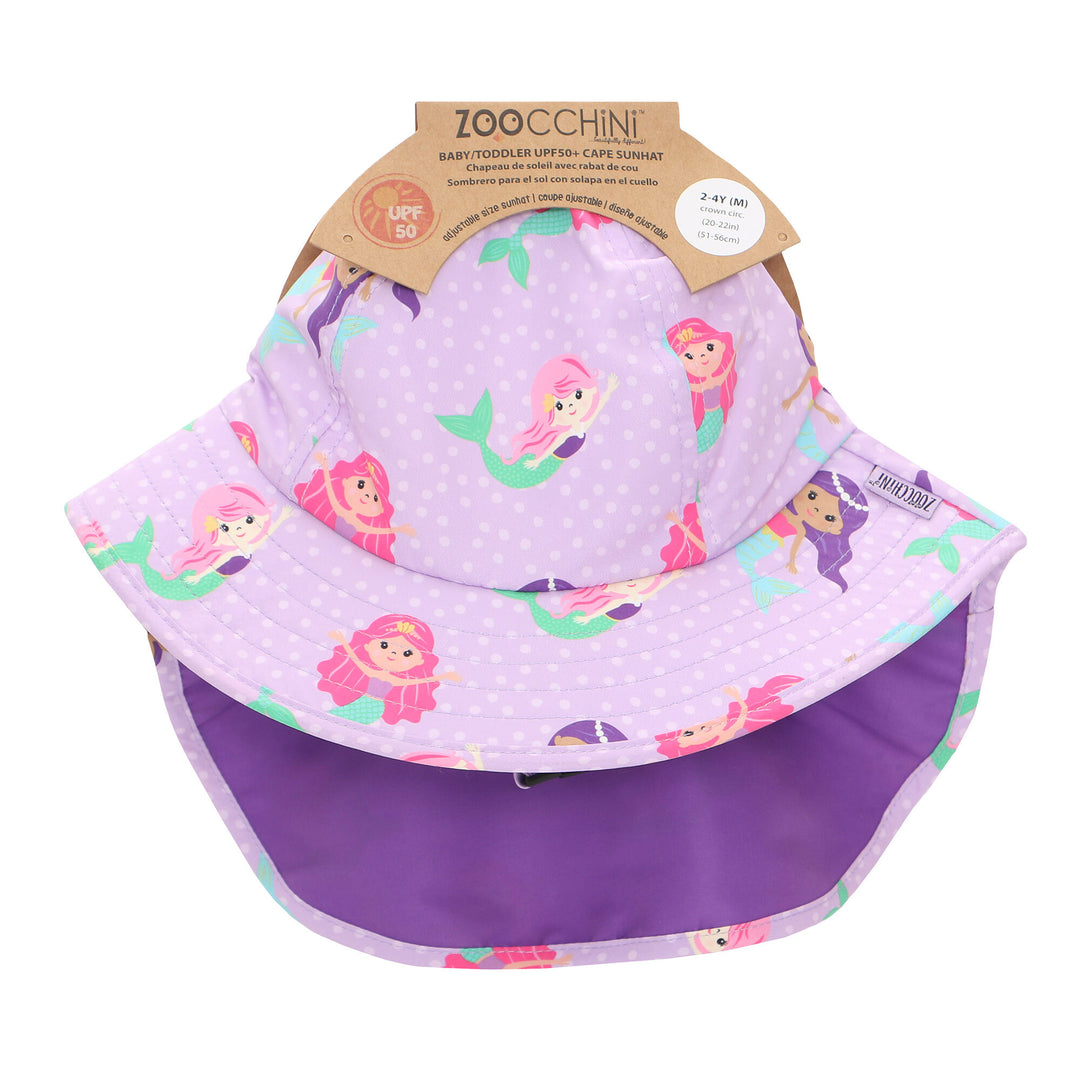 UPF50+ Baby-Toddler Cape Sun Hat