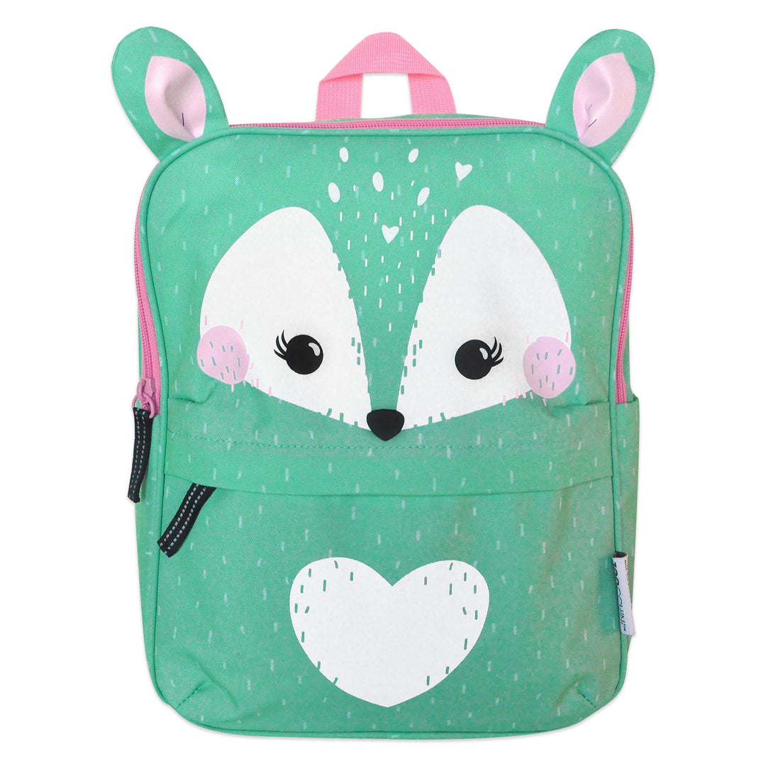 d - ZOOCCHINI-Toddler-Kids Everyday Square Backpack Fawn 3Y+ Everyday Square Backpack - Fawn 810608031777