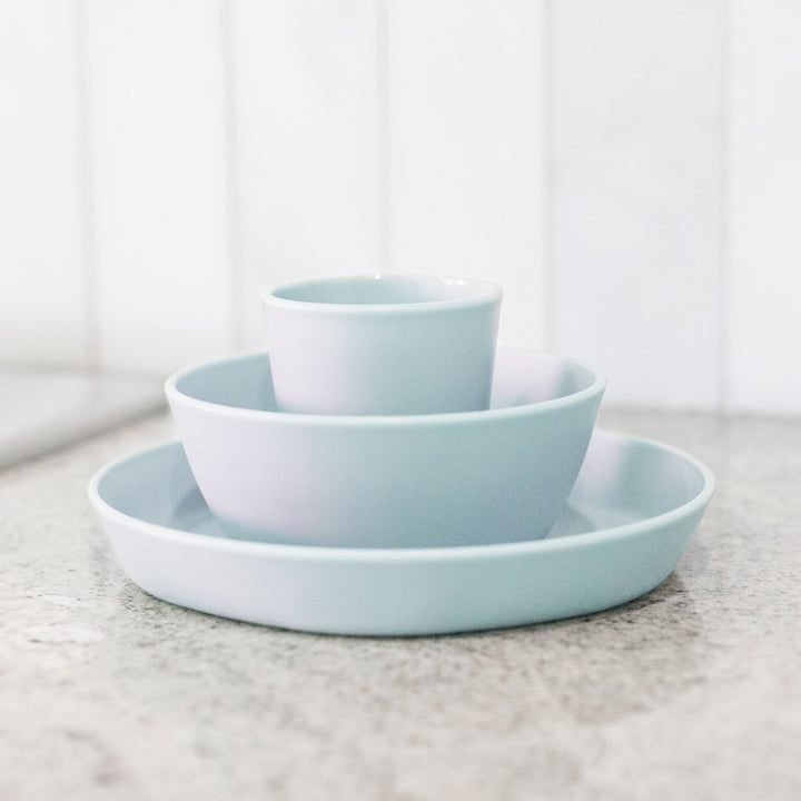 Plastic Tableware Set - Blue